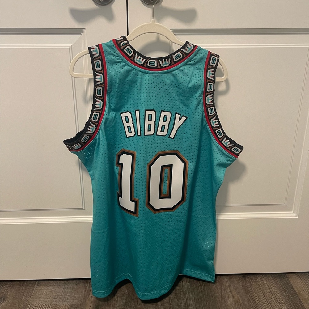 Mike Bibby Vancouver Grizzlies Mitchell & Ness Teal Throwback Swingman Jersey
